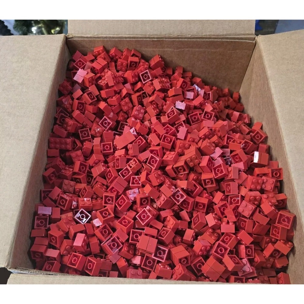 Vintage Red Lego 3003 2x2 Brick‎ Lot 25 pieces.  Many lots available LOOK